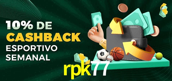 10% de bônus de cashback na rpk77